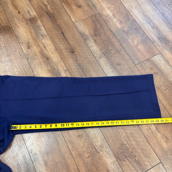 OFFLINE By Aerie Women’s ChillUp Track Trouser Navy Blue Small Wide Leg Cozy - Picture 9 of 9